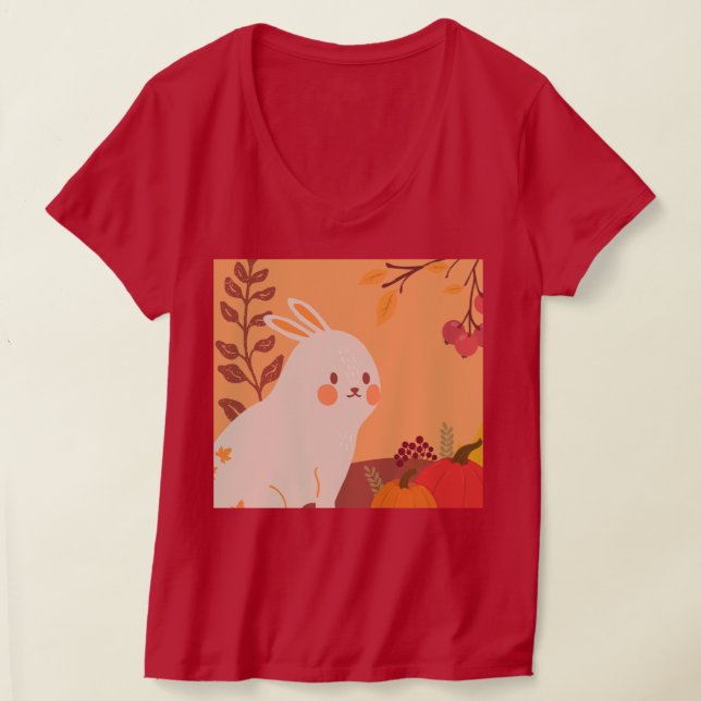 "Damen Basic V-Ausschnitt T-Shirt" T-Shirt (Ablage )