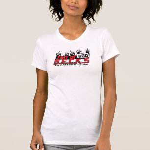 Damen-Behälter-Spitze (angepasst) T-Shirt
