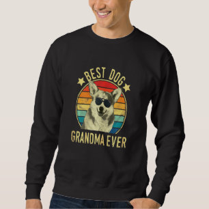Damen Bester Hund Oma jemals Cardigan Welsh Corgi Sweatshirt
