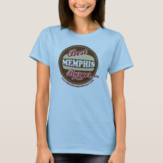 Damen-bester Memphis-Burger-zierliches T-Shirt