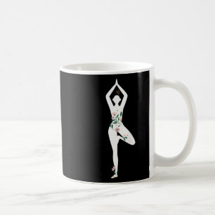 Damen Blumenliebhaber Meditation Yoga Ckprint Kaffeetasse