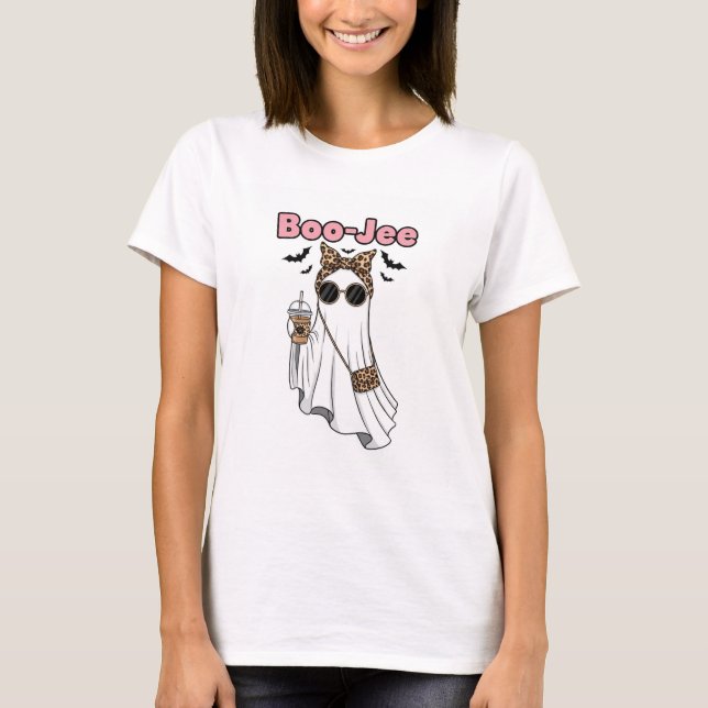 Damen Boo-Jee Halloween T-Shirt (Vorderseite)