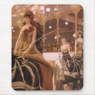 Damen der Wagen (alias Zirkus) von James Tissot Mousepad