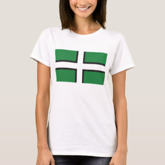 Damen-"Devon-Flaggen-" T-Shirt