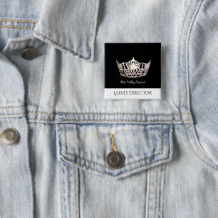 Damen-Direktor Custom Button Pin Fräulein-Amerika