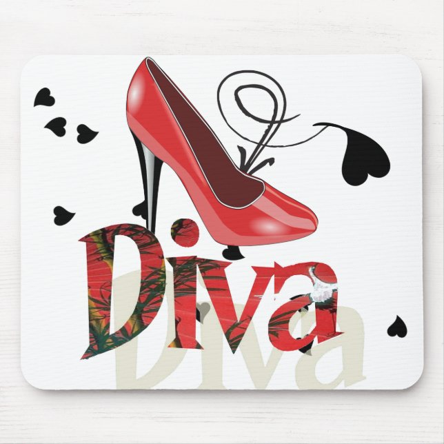 Damen-Diva Mousepad (Vorne)