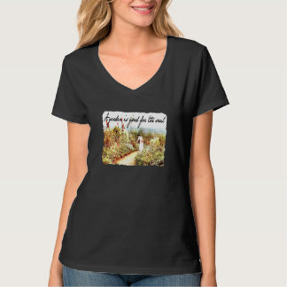 Damen Ein Garten Ist Gut Für Die Seele Gärtnerei T-Shirt