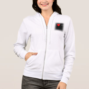 Damen-Fleece des Herzens I Pferdemachen oben Hoodie