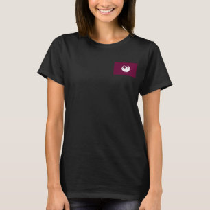 Damen Fleece Jogger mit Reißverschluss, Flagge von T-Shirt