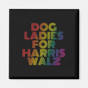 Damen Für Harris Wheimer Retro Vintage Regenbogen Magnet