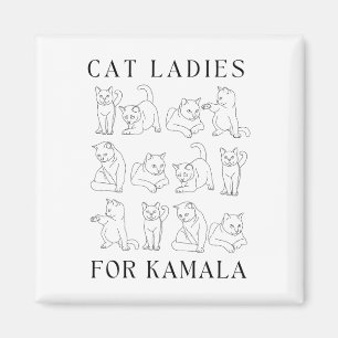 Damen für Kamala Frau Präsidentin für das Volk V Magnet