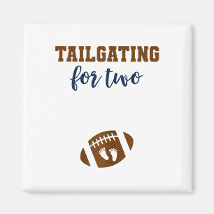 Damen-Fußball Schwangerschafts-Ankündigungsshirt H Magnet