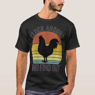 Damen Gackern herum und finden heraus, dass Hühnch T-Shirt
