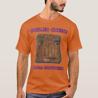 Damen gegrillter Käse Obama Sandwich VNeck T-Shirt