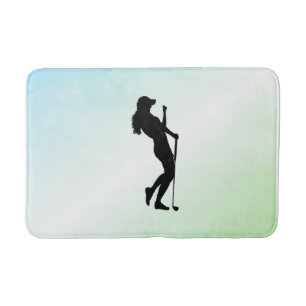 Damen Golf Grün Badematte