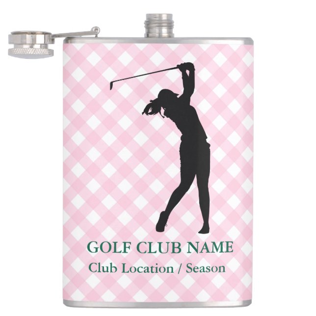 Damen-Golf-Liga-Flasche Flachmann (Geöffnet)