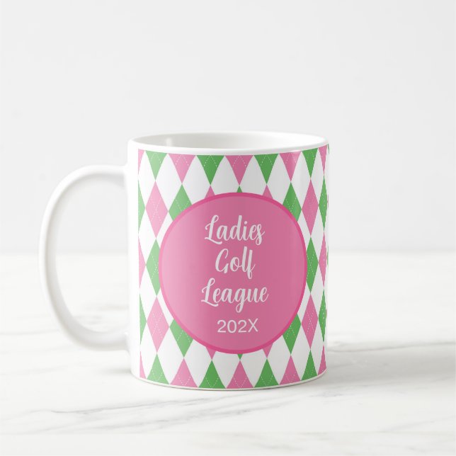 Damen-Golf-Liga-Kaffeetasse Kaffeetasse (Links)