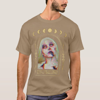 Damen Gothic Horror Occultarot Glitchy Zombie Dis T-Shirt