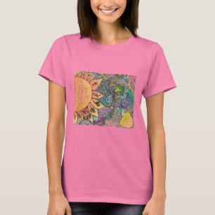 Damen-grundlegender T - Shirt