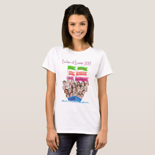 Damen-grundlegendes T-Shirt