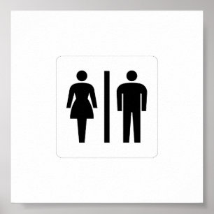 Damen-Herren Poster