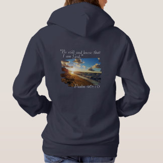 Damen Hoodie "Sei still und erkenne, dass ich Gott