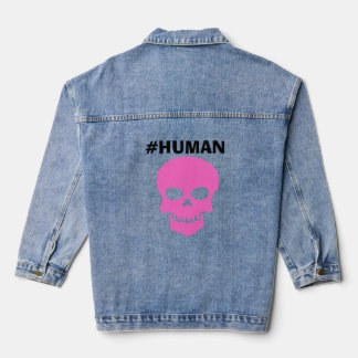 Damen #HUMAN Langarm Denimjacke Jeansjacke