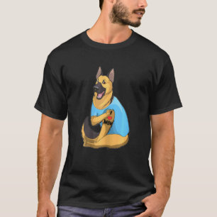 Damen Hund Deutscher Schäferhund I Liebe Mama Tatt T-Shirt