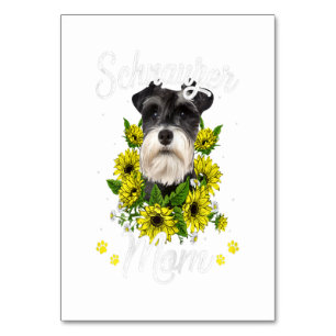 Damen Hund Mama Mors Day Geschenk Sonnenblume Schn Tischnummer