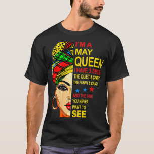 Damen, ich bin Königin war im Mai Geboren, ich hab T-Shirt