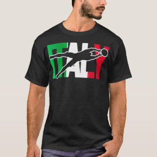 Damen Italien Fußballtrikot Italia Azzurri Geschen T-Shirt