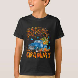Damen Jnqd Truck Kürbis Grammy Herbst Herbst Stimm T-Shirt