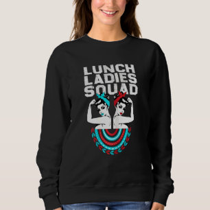 Damen Koch Restaurant Team Mittag Damen Squash Sweatshirt
