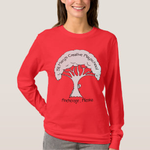 Damen-langes Hülsen-Shirt T-Shirt