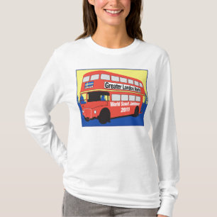 Damen langes Sleve T-Shirt Bus-Logo