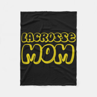 Damen Lax Mama Muttertag Lacrosse Mama Fleecedecke