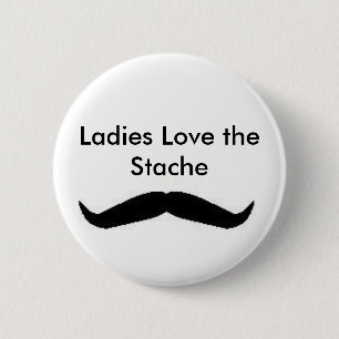 Damen-Liebe der Stache Knopf Button