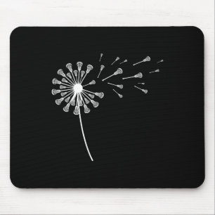 Damen Löwenzahn Lacrosse-Schläger Lax Kleidung Mäd Mousepad