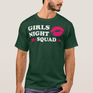 Damen Mädchen Nacht Squad Party Damen Braut1416 T-Shirt
