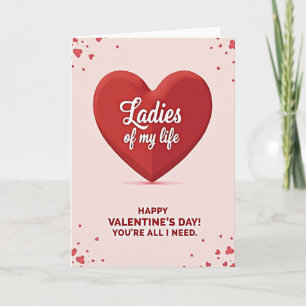 Damen Meines Lebens Valentinskarte Karte