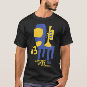 Damen Monterey Jazz Festival Chair Trompete VNeck T-Shirt