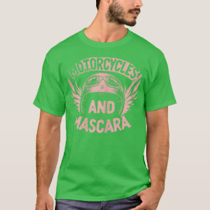 Damen-Motorräder und Mascara-Motorräder T-Shirt