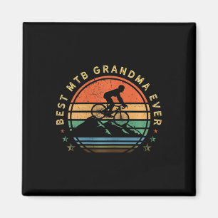 Damen Mountainbike Retro Radfahren Vintage - Mtb B Magnet