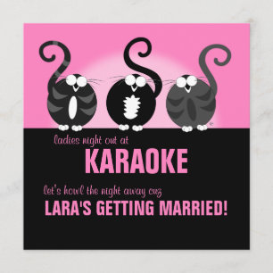 Damen-Nacht heraus zum zu heulen Einladung