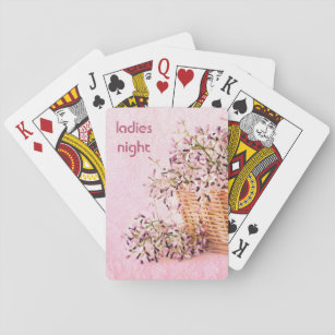 Damen-Nachtkartenstapeles Spielkarten