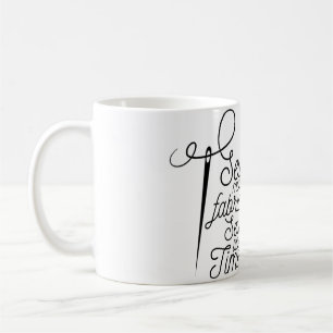 Damen Nähen Viel Stoff Nähen Wenig Zeit Nähen Hemd Kaffeetasse