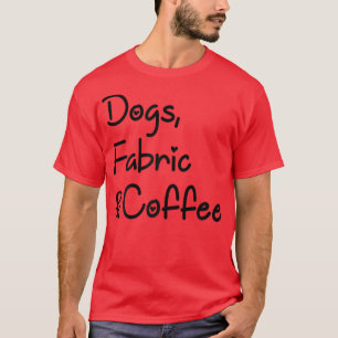 Damen Niedlich Nähen & Quilten Lady Hunde, Stoffe  T-Shirt