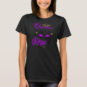 Damen Niedliche Geburtstag Damen Königinnen am 4.  T-Shirt
