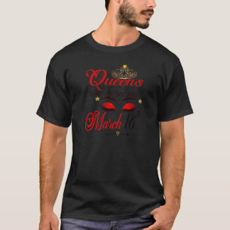 Damen Niedliche Geburtstag Damen Königinnen auf Mä T-Shirt