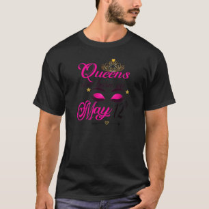 Damen Niedliche Geburtstag Mädchen Königinnen Gebo T-Shirt